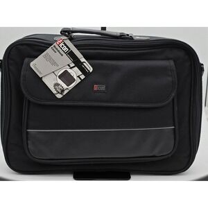 Icon Carrying Notebook Case With‎ Shoulder Strap for 17" Laptop Black New #0209
